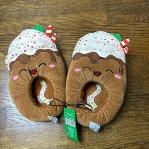 NWT-Squishmallows Hot Cocoa Slippers Size 4-5